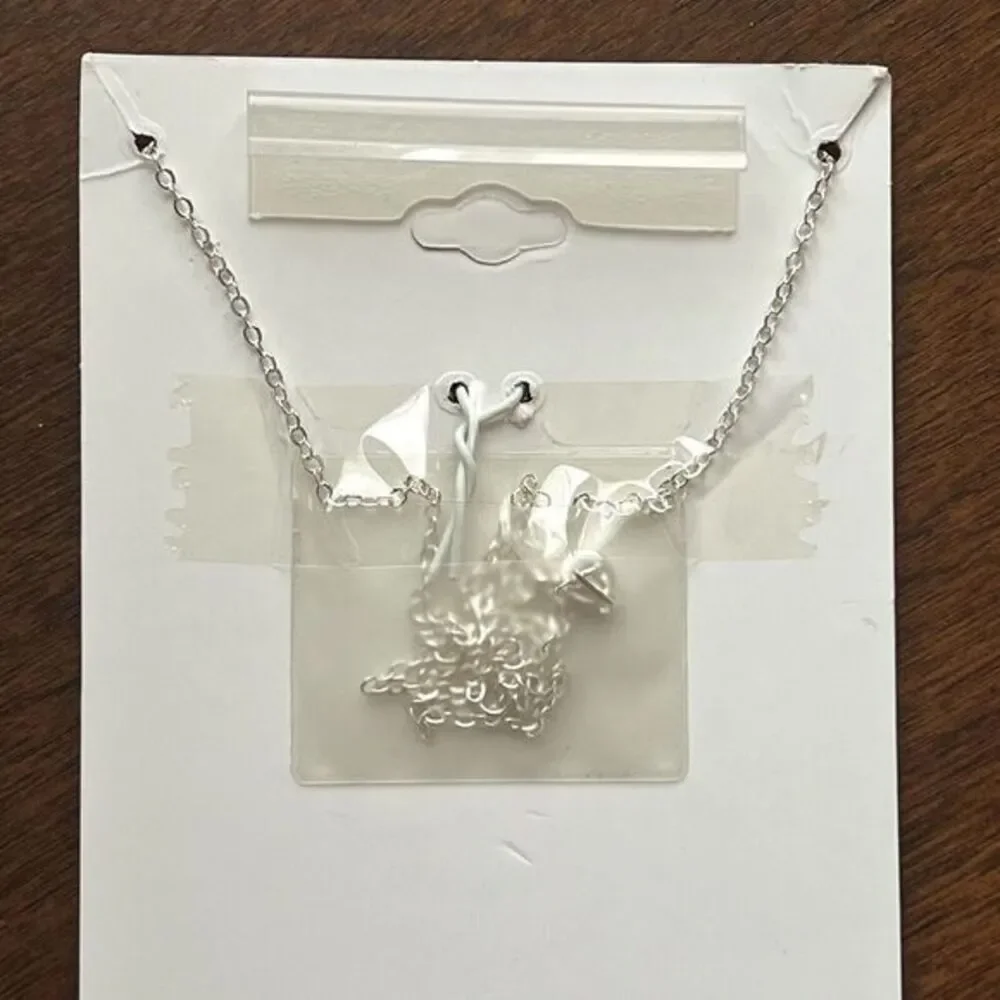 UNWRITTEN‎ LOVE Fine Silver Plated Chain Necklace 16
